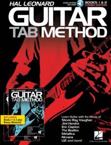 HAL LEONARD - GUITAR TAB. METHOD VOL.1 & 2 COMBO EDITION AVEC ACCES AUDIO