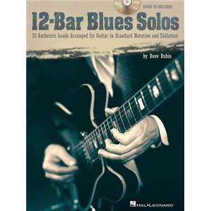 RUBIN DAVE - 12 BAR BLUES SOLOS TAB. + CD