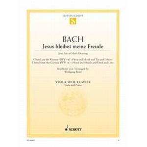 BACH JEAN SEBASTIEN - JESUS QUE MA JOIE DEMEURE BWV147 ALTO/PIANO