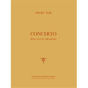 TLIL AMALI - CONCERTO POUR ALTO - ALTO ET ORCHESTRE