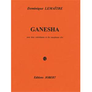 LEMAITRE DOMINIQUE - GANESHA - 2 CONTREBASSES ET 10 SAXOPHONES ALTO (CONDUCTEUR)