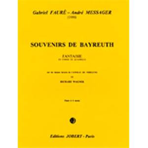 FAURE G/MESSAGER - SOUVENIRS DE BAYREUTH - PIANO A 4 MAINS