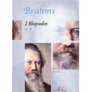 JOHANNES BRAHMS - 2 RHAPSODIES OP.79 - PIANO