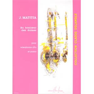 MATITIA JEAN - AU BONHEUR DES DAMES - SAXOPHONE ALTO ET PIANO