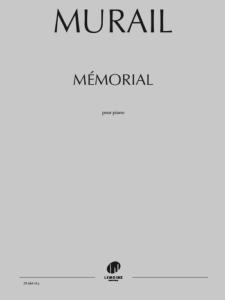 MURAIL TRISTAN - MEMORIAL - PIANO