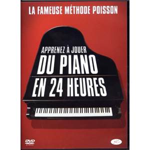 POISSON - DVD APPRENEZ LE PIANO EN 24 HEURES