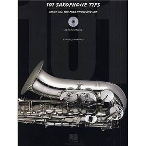 MORONES ERIC J. - 101 SAXOPHONE TIPS BY ERIC J. MORONES + CD