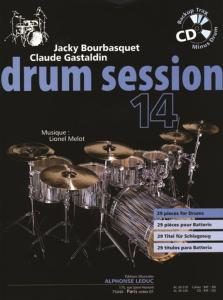 BOURBASQUET JACKY / GASTALDIN CLAUDE - DRUM SESSION 14 + CD - BATTERIE