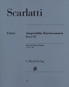 SCARLATTI DOMENICO - SONATES CHOISIES VOL.3 - PIANO