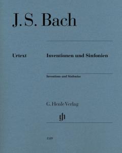 BACH JEAN SEBASTIEN - INVENTIONS A DEUX ET TROIS VOIX BWV 772 A BWV 801 SANS DOIGTES  - PIANO