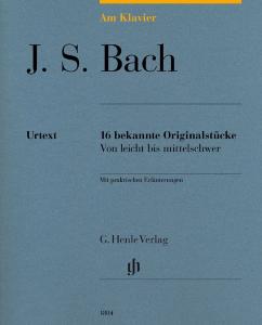 BACH JEAN SEBASTIEN - AM KLAVIER (16 PIECES ORIGINALES) - PIANO