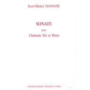 JEAN-MICHEL DAMASE - SONATE - CLARINETTE ET PIANO