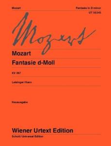 MOZART WOLFGANG AMADEUS - FANTAISIE KV397 EN RE MINEUR  - PIANO