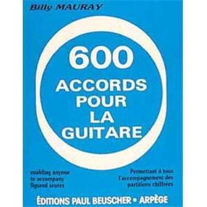 MAURAY BILLY - ACCORDS POUR LA GUITARE (600)