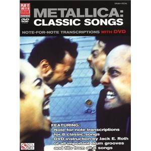METALLICA - CLASSIC SONGS DRUMS + DVD