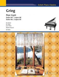 GRIEG EDVARD - PEER GYNT : SUITE N1 OP.46 ET SUITE N2 OP.55 - PIANO