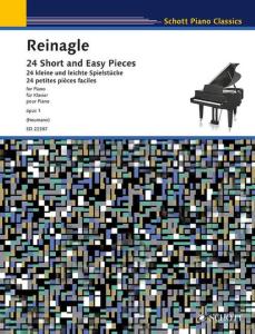 REINAGLE ALEXANDER - 24 PETITES PIECES FACILES OPUS 1 - PIANO
