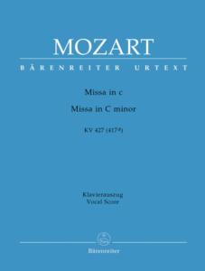 MOZART W.A. - MESSE EN DO MIN. KV427 (417A) - CHANT/PIANO