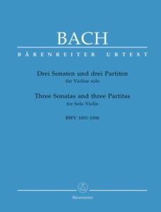 BACH JEAN SEBASTIEN - 3 SONATES ET 3 PARTITAS BWV 1001 à 1006 - VIOLON SEUL