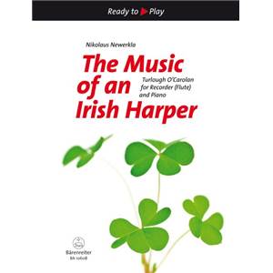 TURLOUGH O'CAROLAN - THE MUSIC OF AN IRISH HARPER - FLUTE (FLUTE A BEC) ET PIANO OU CLAVECIN