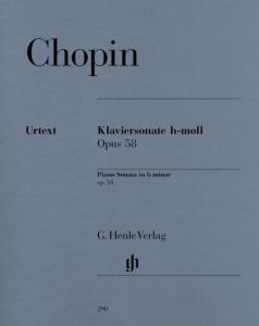 CHOPIN FREDERIC - SONATE OP.58 EN SI MINEUR - PIANO