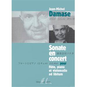 JEAN-MICHEL DAMASE - SONATE EN CONCERT OP.17 - FLUTE, VIOLONCELLE ET PIANO