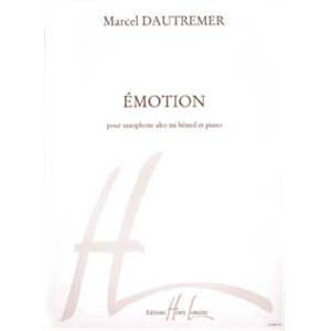 DAUTREMER MARCEL - EMOTION - SAXOPHONE MIB ET PIANO