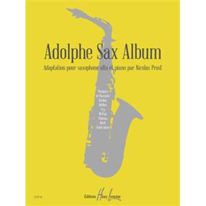 PROST NICOLAS - ADOLPHE SAX ALBUM - SAXOPHONE ET PIANO