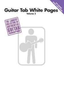 COMPILATION - GUITAR TAB. WHITE PAGES VOL.03