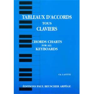 LAFITTE CHARLES - TABLEAUX D'ACCORDS POUR CLAVIERS