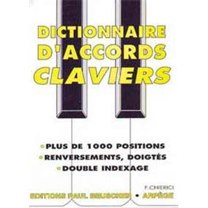 CHIERICI F. - DICTIONNAIRE D'ACCORDS POUR CLAVIERS