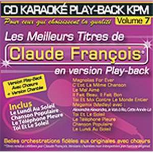 FRANCOIS CLAUDE - CD KARAOKE VOL.07 AVEC CHOEUR + VERSIONS CHANTEE
