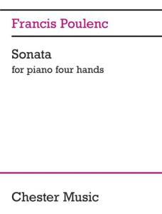 POULENC FRANCIS - SONATE - PIANO A 4 MAINS