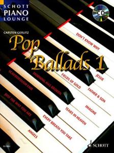 POP BALLADS VOL.1 (ARRANGEMENTS PAR GERLITZ CARSTEN) +CD - PIANO