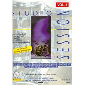 COMPILATION - STUDIO SESSION VOL.1 25 PARTITIONS PROGRESSIVE POUR BATTERIE + CD