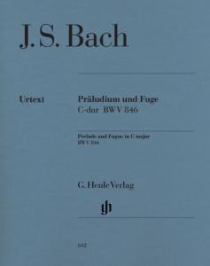 BACH JEAN SEBASTIEN - PRELUDE ET FUGUE BWV 846 EN DO MAJEUR - PIANO