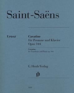 SAINT-SAENS CAMILLE - CAVATINE OP.144 - TROMBONE ET PIANO