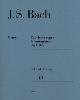 BACH JEAN SEBASTIEN - CAPRICCIO BWV 992 (VERSION  AVEC DOIGTES) - PIANO