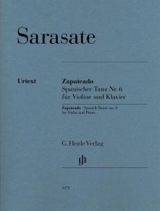 SARASATE PABLO DE - ZAPATEADO : DANSE ESPAGNOLE N6 - VIOLON ET PIANO