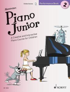 HEUMANN HANS GUNTER - PIANO JUNIOR : PERFORMANCE BOOK 2 +ONLINE ACCESS