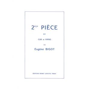 BIGOT EUGENE - PIECE N°2 - COR ET PIANO