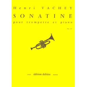 VACHEY HENRI - SONATINE - TROMPETTE ET PIANO