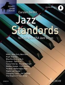 JAZZ STANDARDS (ARRANGEMENTS DE GERLITZ CARSTEN) +AO - PIANO