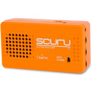 MINI AMPLI POUR GUITARE ELECTRIQUE CALINE SCURU S7 orange