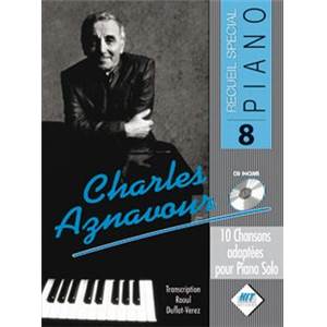DUFLOT VEREZ RAOUL - AZNAVOUR CHARLES SPECIAL PIANO NO.8 + CD