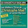 MAE CHRISTOPHE - CD KARAOKE VOL.23 AVEC CHOEUR + VERSIONS CHANTEES