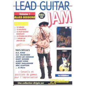 REBILLARD JEAN JACQUES - LEAD GUITAR JAM BLUES SESSIONS VOL.1 + CD