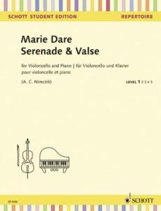 SERENADE ET VALSE - VIOLONCELLE ET PIANO DARE MARIE