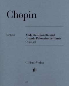 CHOPIN FREDERIC - ANDANTE SPIANATO ET GRANDE POLONAISE BRILLANTE OP.22 EN MIB MAJEUR - PIANO