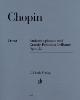 CHOPIN FREDERIC - ANDANTE SPIANATO ET GRANDE POLONAISE BRILLANTE OP.22 EN MIB MAJEUR - PIANO